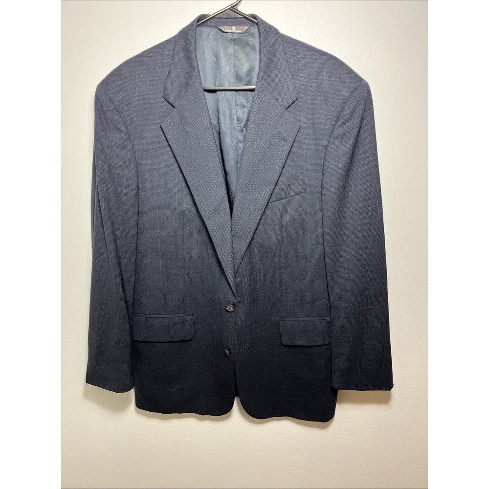 Ralph Lauren Polo University Club Blazer 42R Navy‎ /Pattern